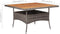 vidaXL - Tuintafel - poly - rattan - en - massief - acaciahout - grijs
