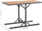 vidaXL - Tuintafel - poly - rattan - en - massief - acaciahout - antraciet