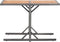 vidaXL - Tuintafel - poly - rattan - en - massief - acaciahout - antraciet