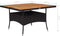 vidaXL - Tuintafel - poly - rattan - en - massief - acaciahout - zwart