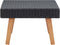 vidaXL - Tuintafel - poly - rattan - zwart