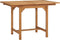 vidaXL - Tuintafel - verlengbaar - (110-160)x80x75 - cm - massief - teakhout