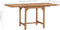 vidaXL - Tuintafel - verlengbaar - (110-160)x80x75 - cm - massief - teakhout