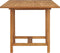 vidaXL - Tuintafel - verlengbaar - (110-160)x80x75 - cm - massief - teakhout