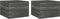 vidaXL - Tuintafels - 2 - st - pallet - massief - grenenhout - donkergrijs