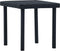 vidaXL - Tuintheetafel - 40x40x40 - cm - poly - rattan - zwart