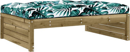 vidaXL - Tuinvoetenbank - 120x80 - cm - geïmpregneerd - grenenhout