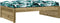 vidaXL - Tuinvoetenbank - 120x80 - cm - geïmpregneerd - grenenhout