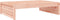 vidaXL - Tuinvoetenbank - 120x80 - cm - massief - douglashout