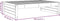 vidaXL - Tuinvoetenbank - 120x80 - cm - massief - douglashout