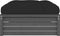vidaXL - Tuinvoetenbank - 120x80 - cm - massief - grenenhout - grijs