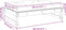 vidaXL - Tuinvoetenbank - 120x80 - cm - massief - grenenhout - honingbruin