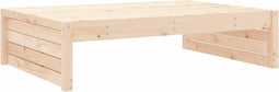 vidaXL - Tuinvoetenbank - 120x80 - cm - massief - grenenhout