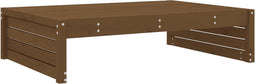 vidaXL - Tuinvoetenbank - 120x80 - cm - massief - grenenhout - honingbruin