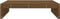 vidaXL - Tuinvoetenbank - 120x80 - cm - massief - grenenhout - honingbruin