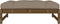 vidaXL - Tuinvoetenbank - 120x80 - cm - massief - grenenhout - honingbruin