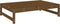 vidaXL - Tuinvoetenbank - 120x80 - cm - massief - grenenhout - honingbruin