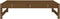 vidaXL - Tuinvoetenbank - 120x80 - cm - massief - grenenhout - honingbruin
