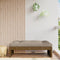 vidaXL - Tuinvoetenbank - 120x80 - cm - massief - grenenhout - honingbruin