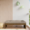 vidaXL - Tuinvoetenbank - 120x80 - cm - massief - grenenhout - honingbruin