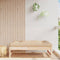 vidaXL - Tuinvoetenbank - 120x80 - cm - massief - grenenhout