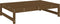 vidaXL - Tuinvoetenbank - 120x80 - cm - massief - grenenhout - honingbruin