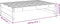 vidaXL - Tuinvoetenbank - 120x80 - cm - massief - grenenhout - honingbruin