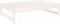 vidaXL - Tuinvoetenbank - 120x80 - cm - massief - grenenhout - wit