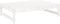 vidaXL - Tuinvoetenbank - 120x80 - cm - massief - grenenhout - wit