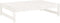 vidaXL - Tuinvoetenbank - 120x80 - cm - massief - grenenhout - wit