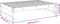 vidaXL - Tuinvoetenbank - 120x80 - cm - massief - grenenhout - wit