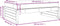 vidaXL - Tuinvoetenbank - 120x80 - cm - massief - grenenhout - zwart