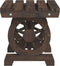 vidaXL - Tuinvoetenbank - 40x36,5x38,5 - cm - massief - vurenhout