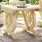 vidaXL - Tuinvoetenbank - 40x36,5x38,5 - cm - massief - vurenhout