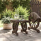 vidaXL - Tuinvoetenbank - 40x36,5x38,5 - cm - massief - vurenhout