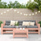 vidaXL - Tuinvoetenbank - 62x30x32 - cm - massief - douglashout