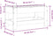 vidaXL - Tuinvoetenbank - 62x30x32 - cm - massief - douglashout