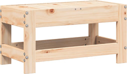 vidaXL - Tuinvoetenbank - 62x30x32 - cm - massief - grenenhout
