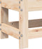 vidaXL - Tuinvoetenbank - 62x30x32 - cm - massief - grenenhout