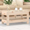 vidaXL - Tuinvoetenbank - 62x30x32 - cm - massief - grenenhout