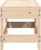 vidaXL - Tuinvoetenbank - 62x30x32 - cm - massief - grenenhout