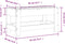 vidaXL - Tuinvoetenbank - 62x30x32 - cm - massief - grenenhout