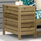 vidaXL - Tuinvoetenbank - 62x31,5x52 - cm - geïmpregneerd - grenenhout