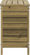 vidaXL - Tuinvoetenbank - 62x31,5x52 - cm - geïmpregneerd - grenenhout