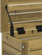 vidaXL - Tuinvoetenbank - 62x31,5x52 - cm - geïmpregneerd - grenenhout