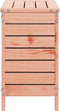 vidaXL - Tuinvoetenbank - 62x31,5x52 - cm - massief - douglashout