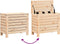 vidaXL - Tuinvoetenbank - 62x31,5x52 - cm - massief - grenenhout