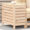 vidaXL - Tuinvoetenbank - 62x31,5x52 - cm - massief - grenenhout