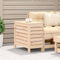 vidaXL - Tuinvoetenbank - 62x31,5x52 - cm - massief - grenenhout