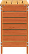 vidaXL - Tuinvoetenbank - 62x31,5x52 - cm - massief - grenenhout - wasbruin